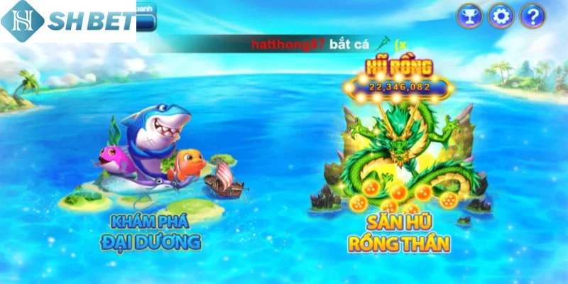 Thế giới bắn cá rồng vàng thưởng không giới hạn