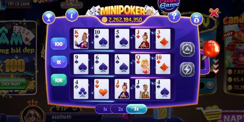 Tìm hiểu luật chơi mini poker chi tiết
